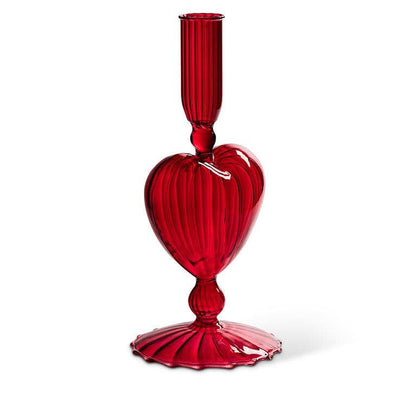 Heart Taper Holder-8"H