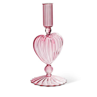 Heart Taper Holder-8"H