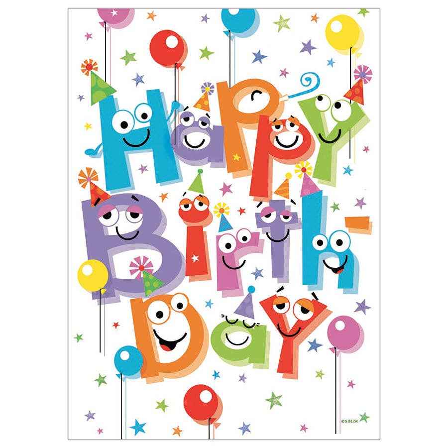 Legacy - Happy Birthday Letters - Faith Birthday Child Card