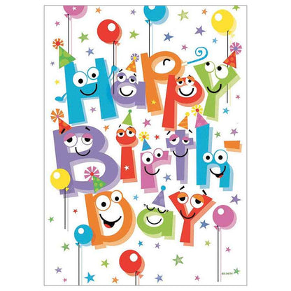 Legacy - Happy Birthday Letters - Faith Birthday Child Card