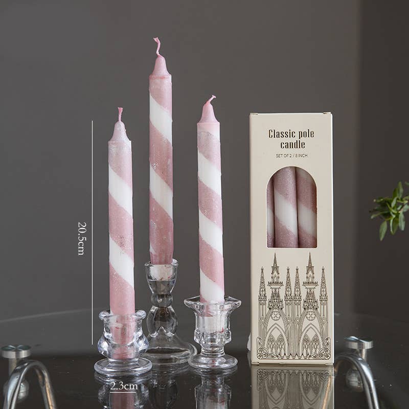 Velas Meta - 3 velas aromáticas navideñas de estilo nórdico de 20 cm