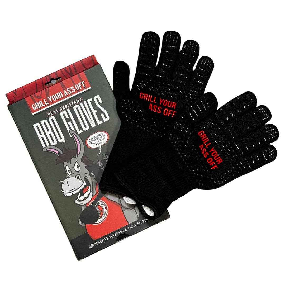 BBQ Gloves Heat Resistant – Hot Hands Grill Protection Glove