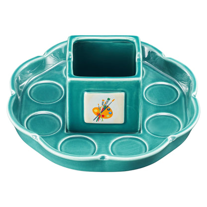 Painters Artist Cup & Plate Set | Paint & Brush Holder Set