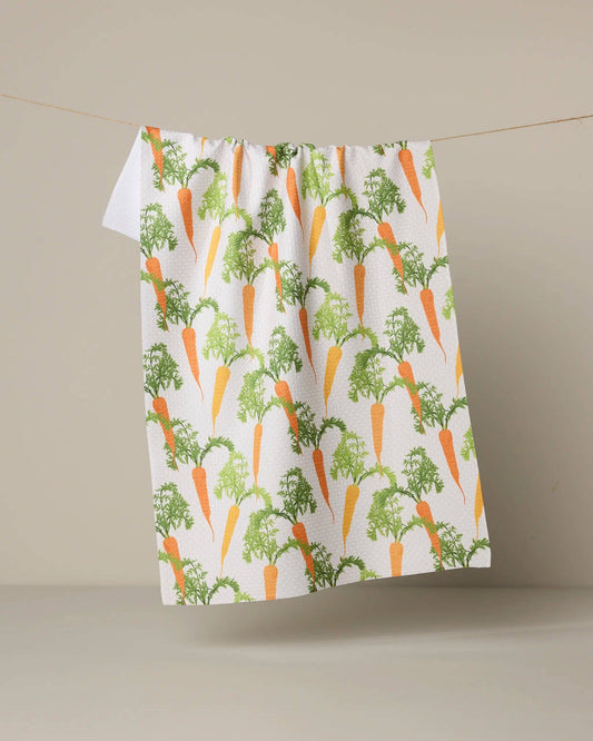 Happy Carrots Tea Towel