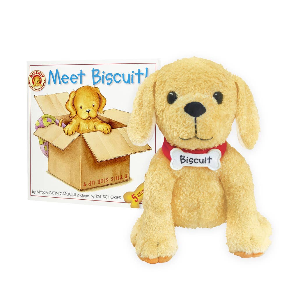 Biscuit Plush with paperback book SOLD SEPARATELY