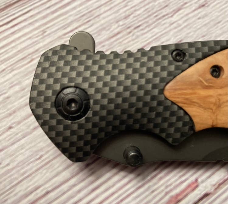 Quail Tail Laser Art - Police Badge/Serve & Protect Knife