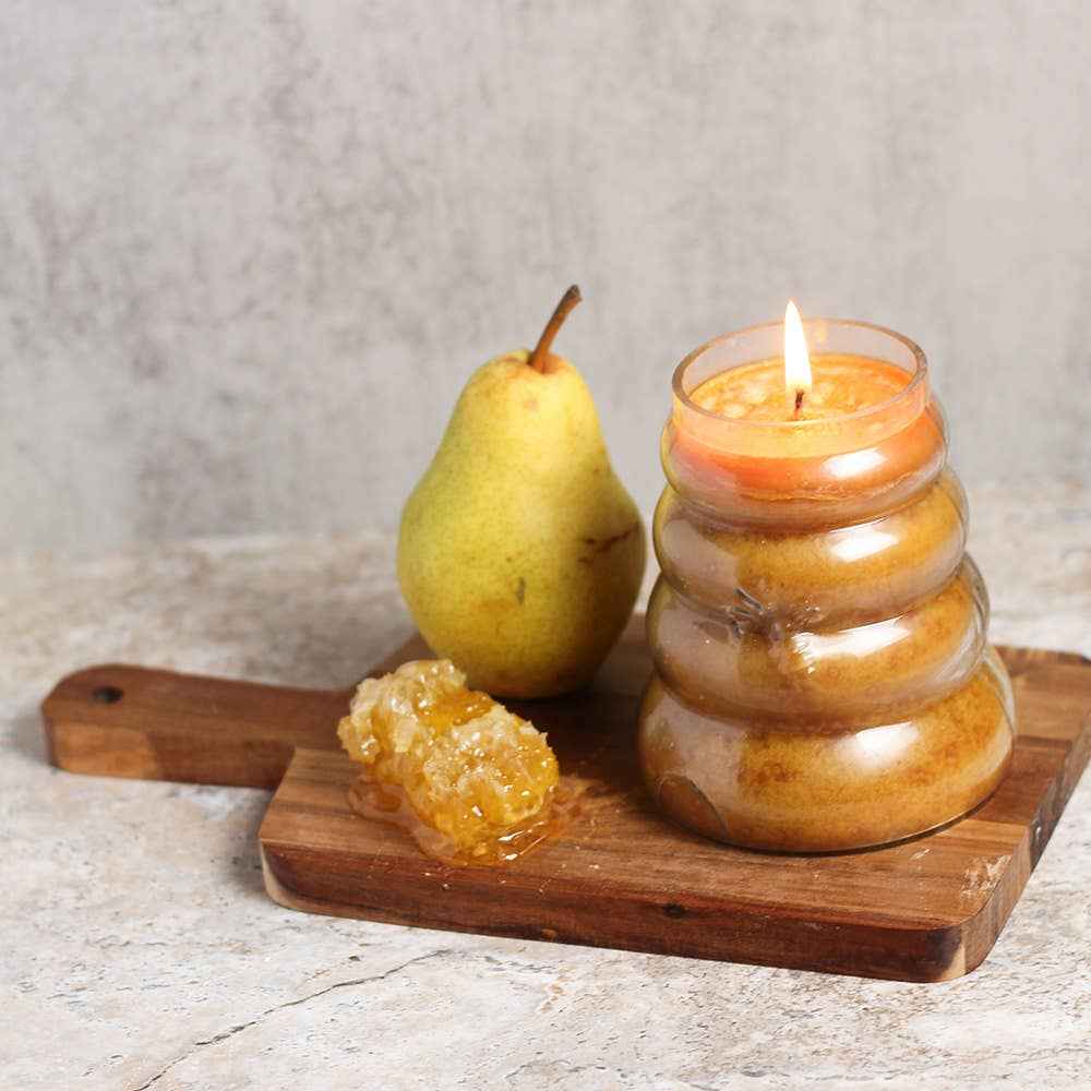 Honey Pear Cider – 14oz Beehive Scented Jar Candle
