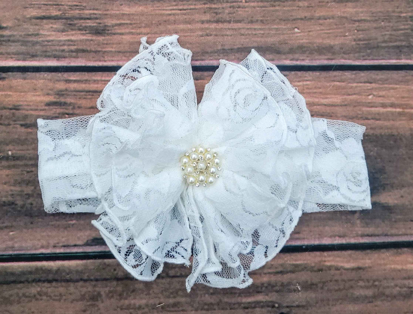 Cuddle Couture - Double ruffle bow 