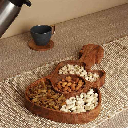 Rustic Guitar Serving Tray