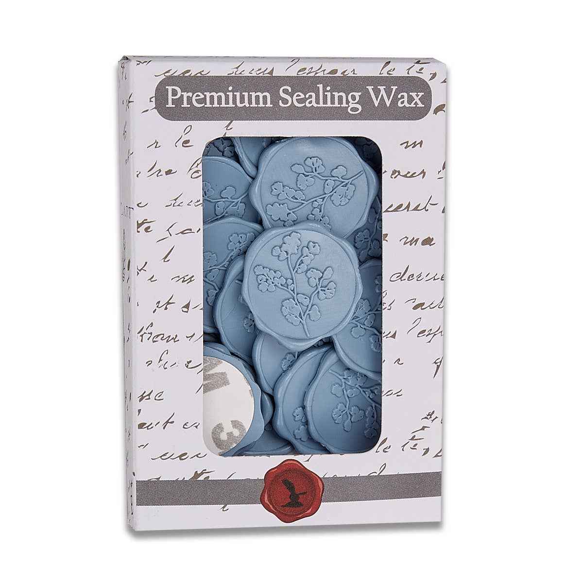 Maidenhair Adhesive Wax Seal Stickers 1 1/4" - 25 Pk