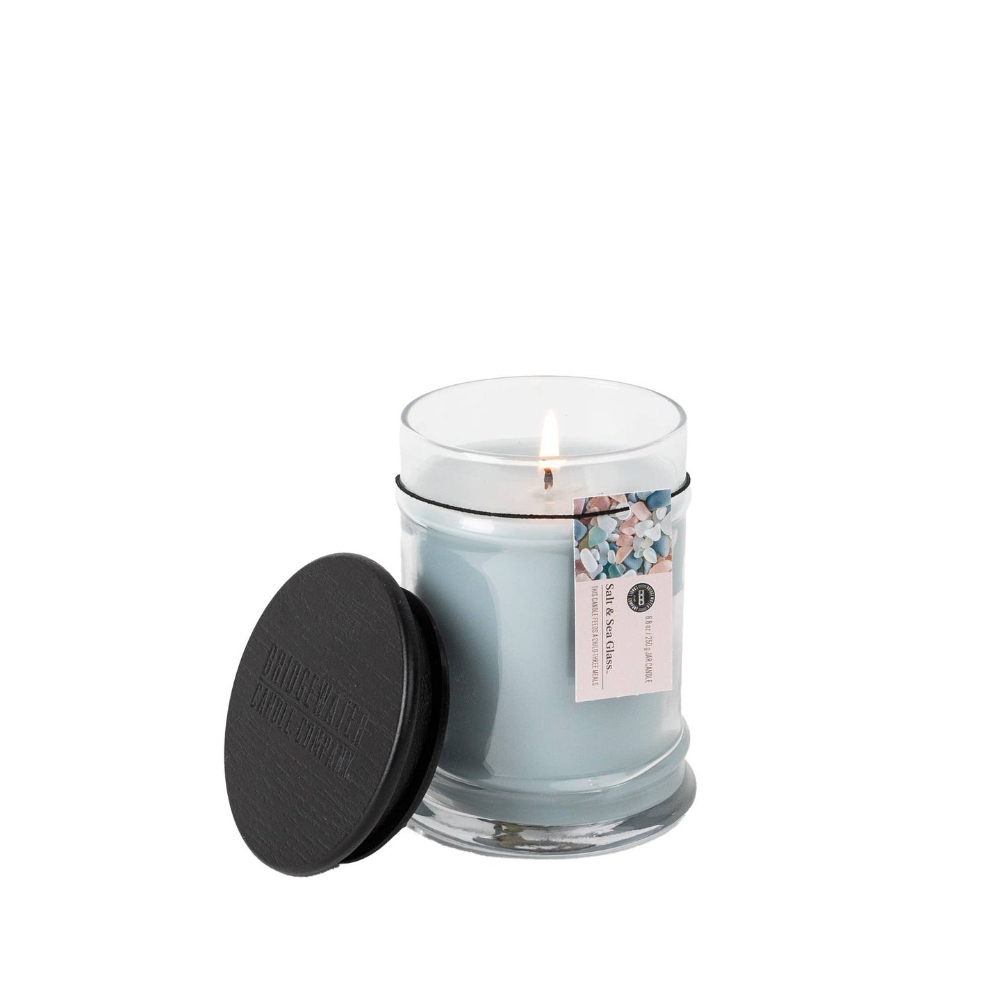 Salt & Sea Glass 8oz Jar Candle