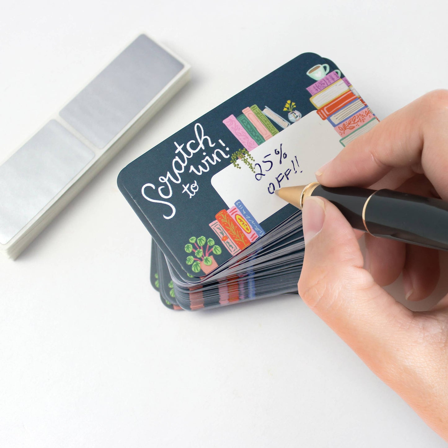 100 Customer Scratch-off Cards - Bookstore