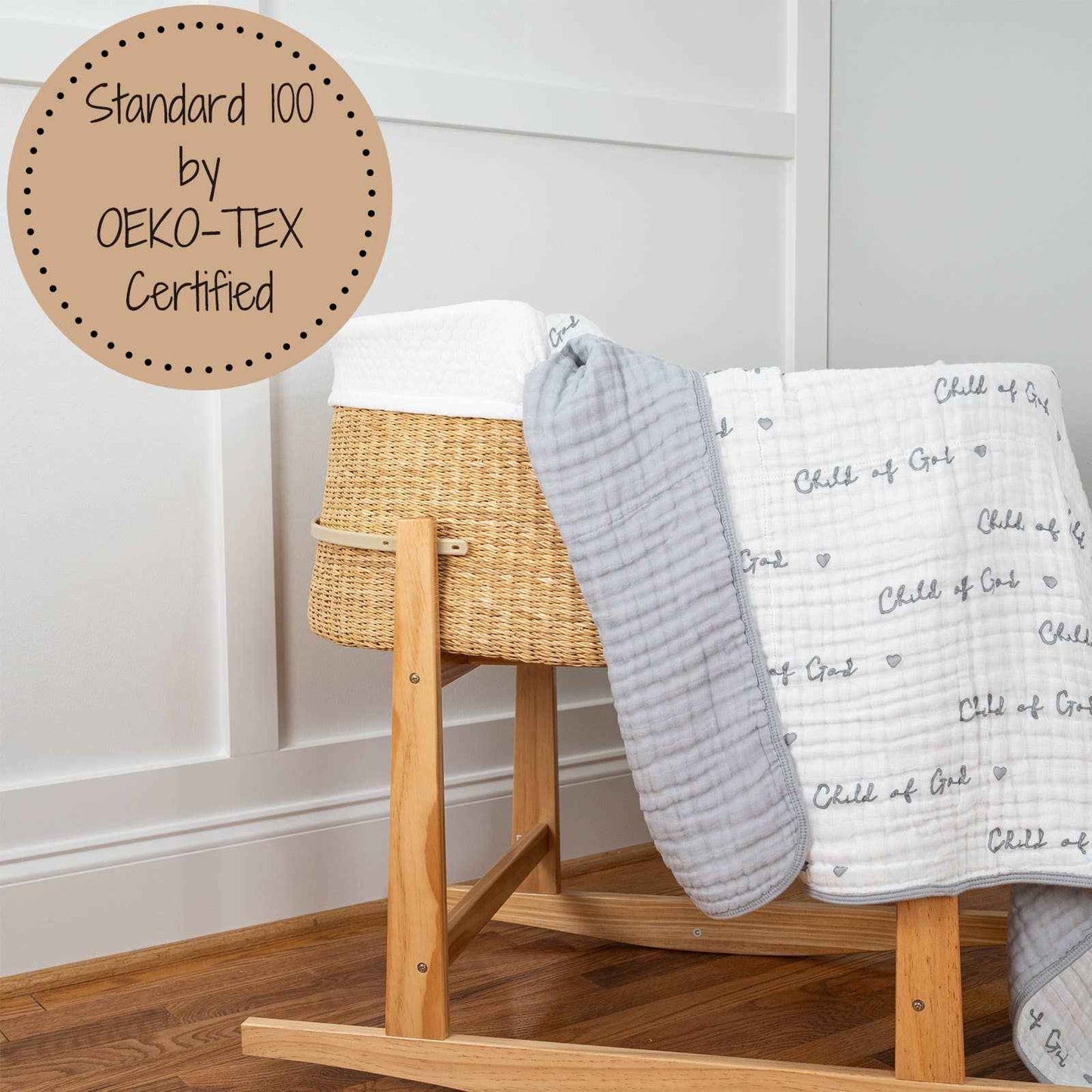 LollyBanks - Child Of God Baby Toddler Muslin Blanket