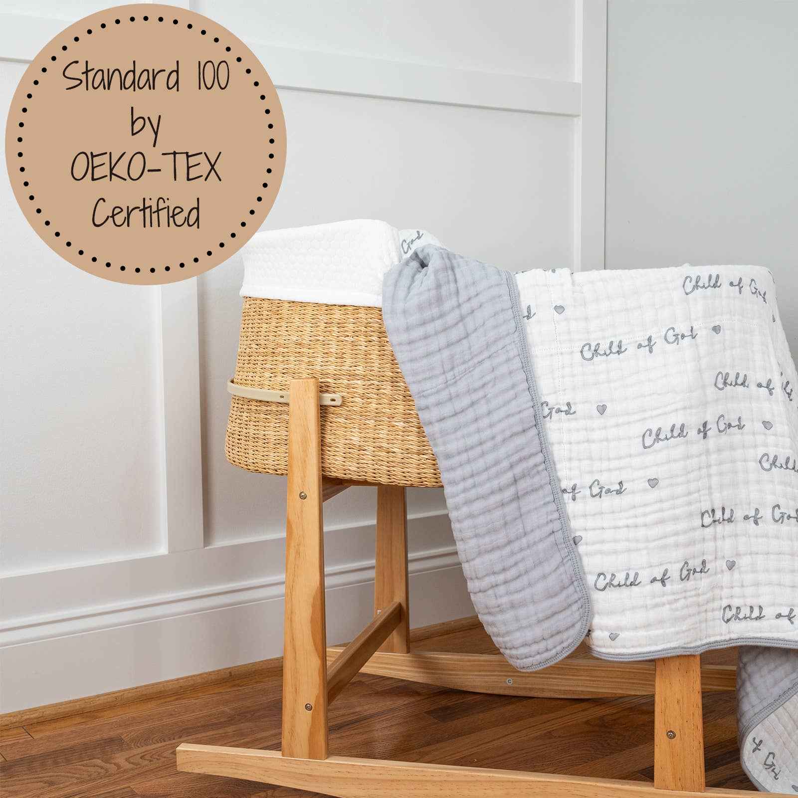LollyBanks - Child Of God Baby Toddler Muslin Blanket
