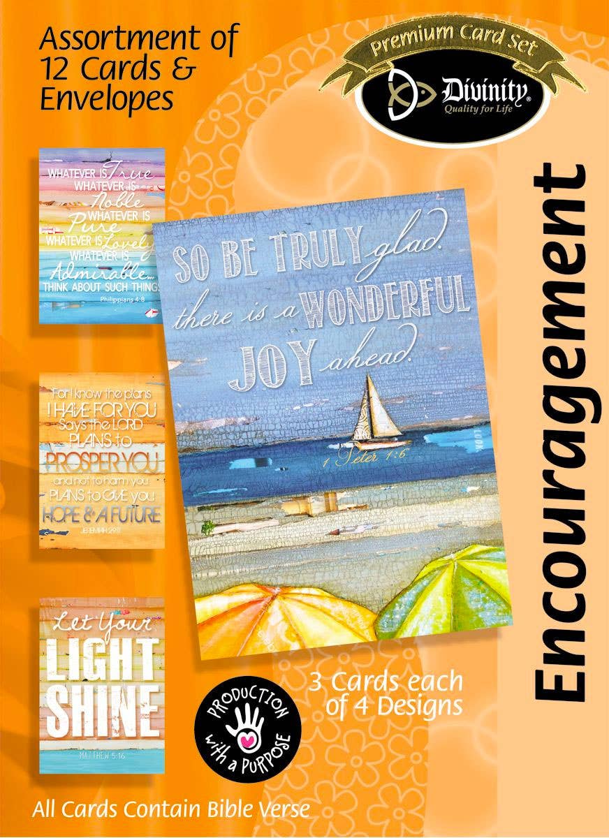 Divinity Boutique - Boxed Cards: Encouragement, Beachy Boards