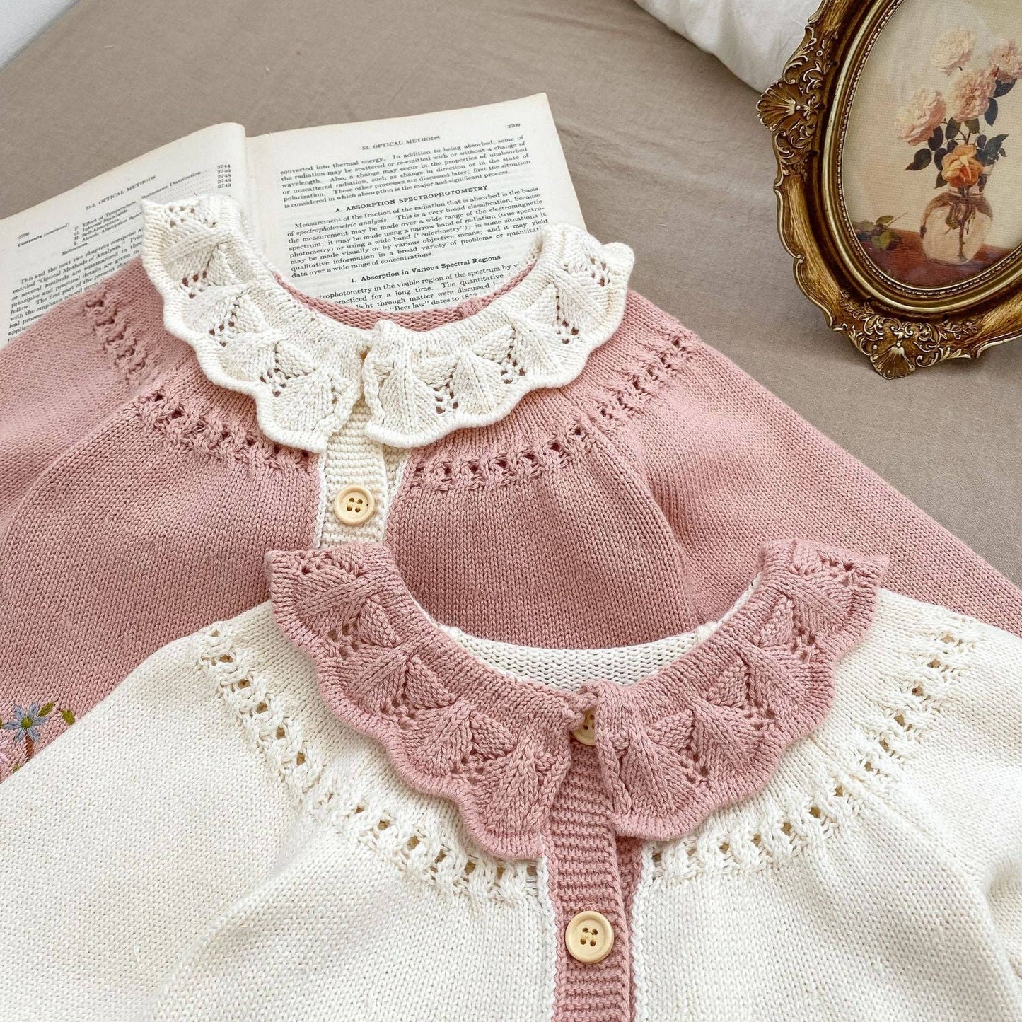 Baby Girl Embroidered Cardigan