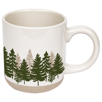 Forest Stoneware Coffee Mug - Home Decor