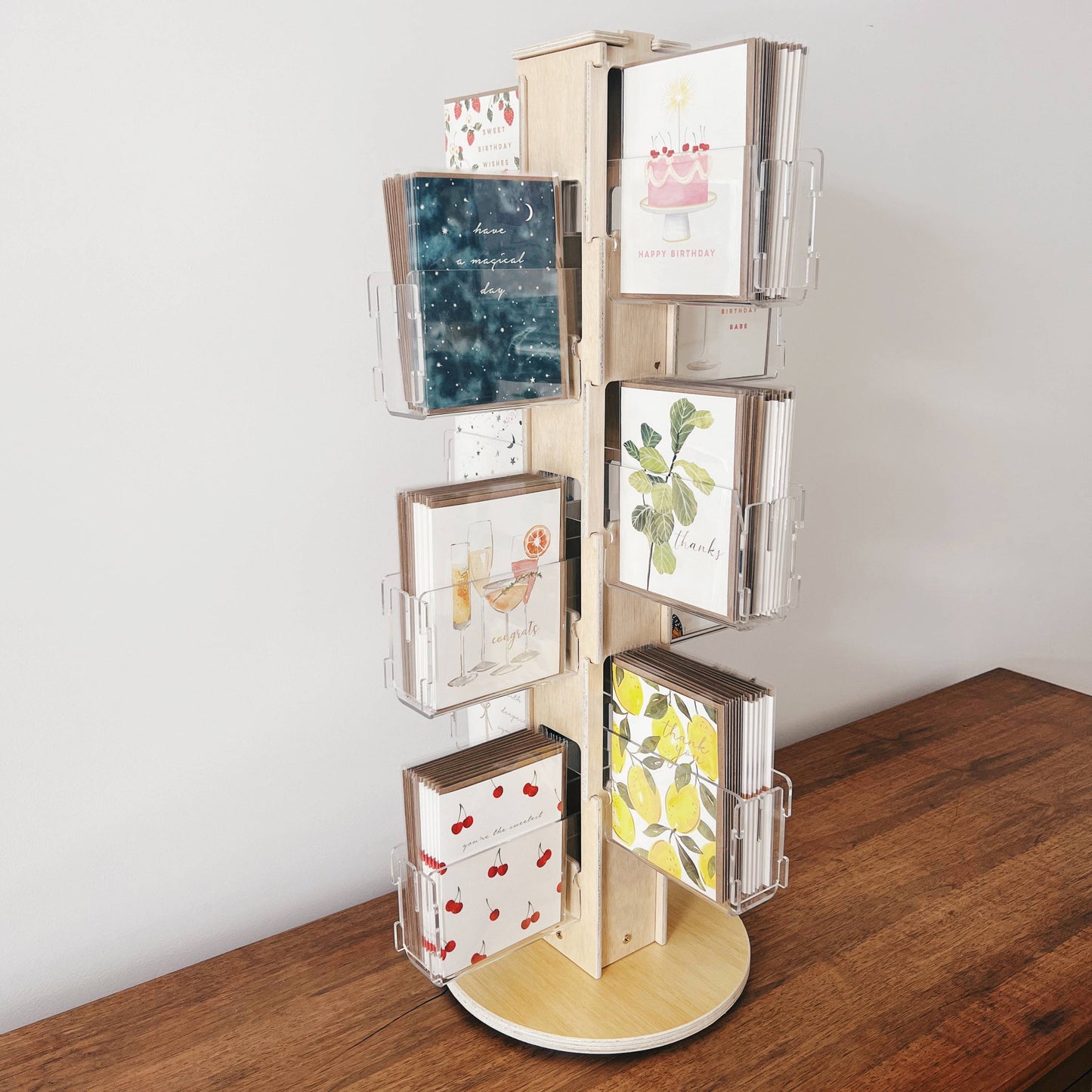 Greeting Card Display Spinner Rack