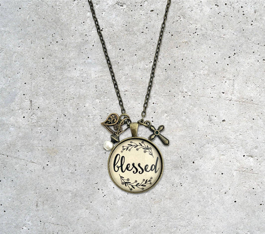Blessed Necklace Inspirational jewelry