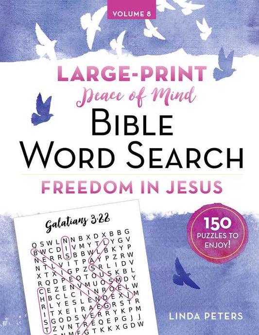 Peace of Mind Bible Word Search Freedom in Jesus by Linda Peters