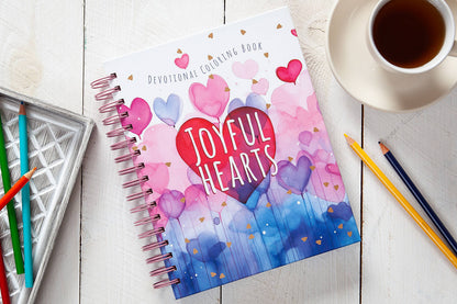 Joyful Hearts (Devotional Coloring Book, Fall Reading)