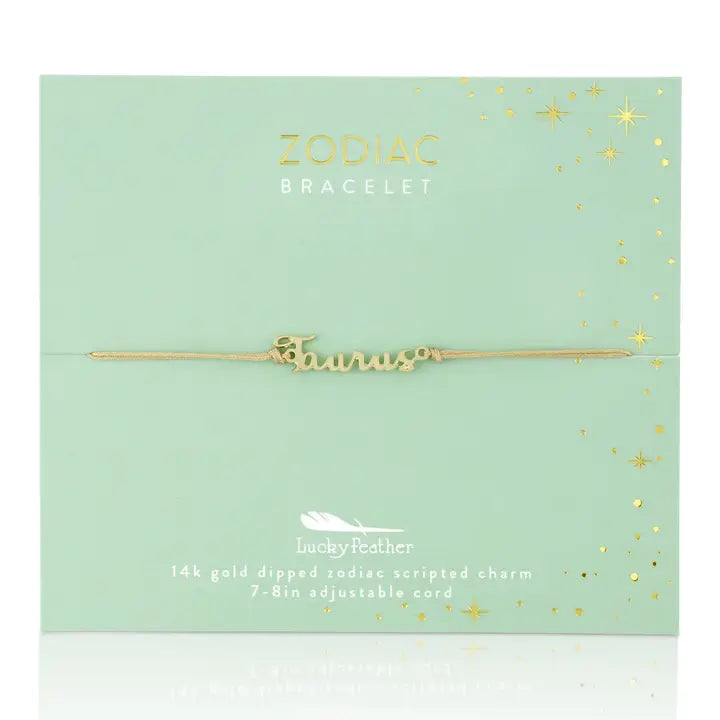 Zodiac Cord Bracelet - Taurus