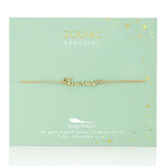 Zodiac Cord Bracelet - Taurus