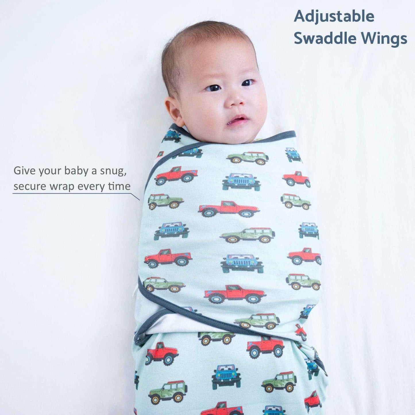 LollyBanks - Adventure is calling Baby Sleep Swaddle 100% Organic Cotton