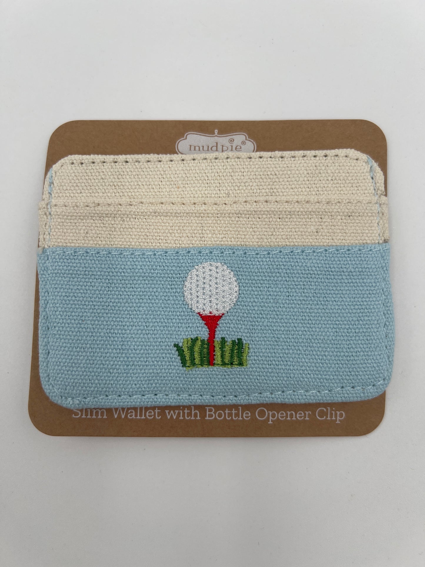 Embroidered Slim Wallet