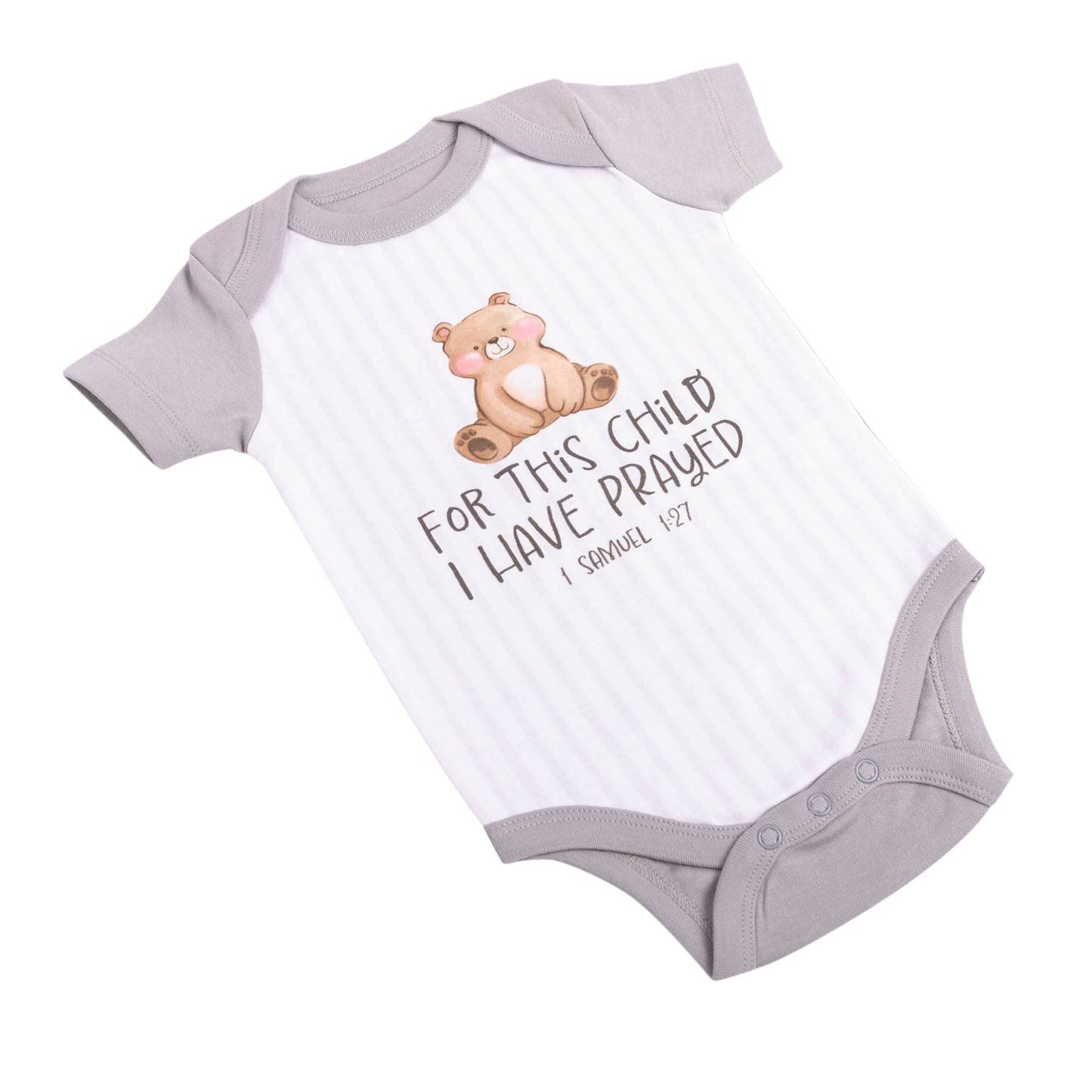 Divinity Boutique - Bodysuit: For This Child (1 Samuel 1:27),3-6 mo.