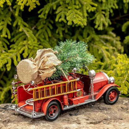 1930's Vintage Style Fire Truck with Open Cab
