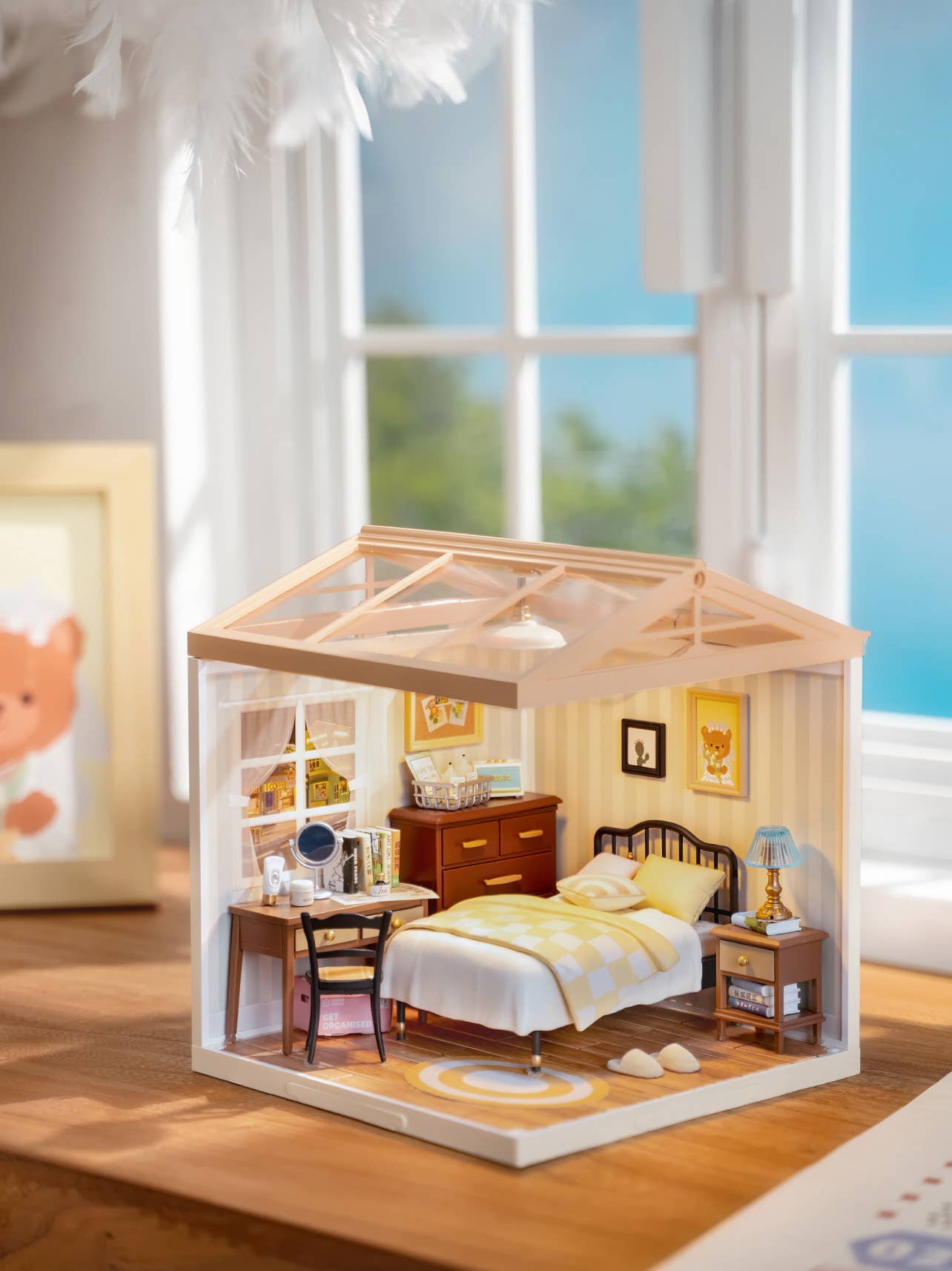 Hands Craft - DIY Miniature House Kit: Cozy Living Lounge
