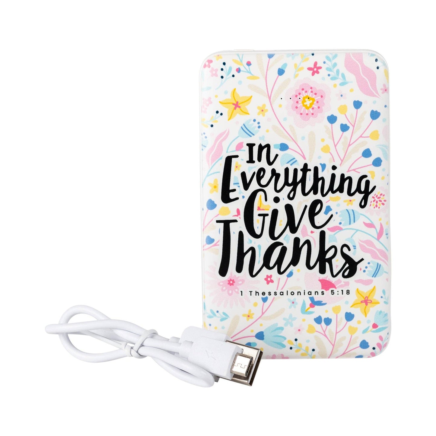 Divinity Boutique - Power Bank - White - Give Thanks