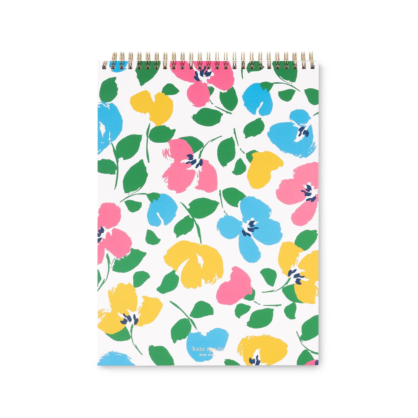 Kate Spade New York - Large Top Spiral Notebook, Painterly Bouquet