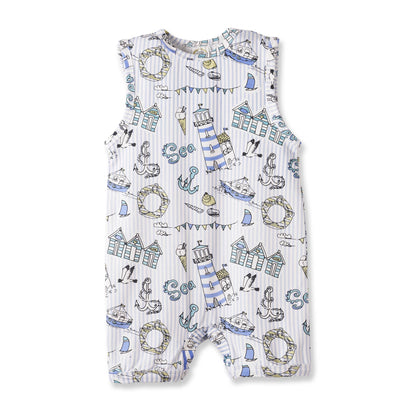 Seashore Shortall Romper - One Piece
