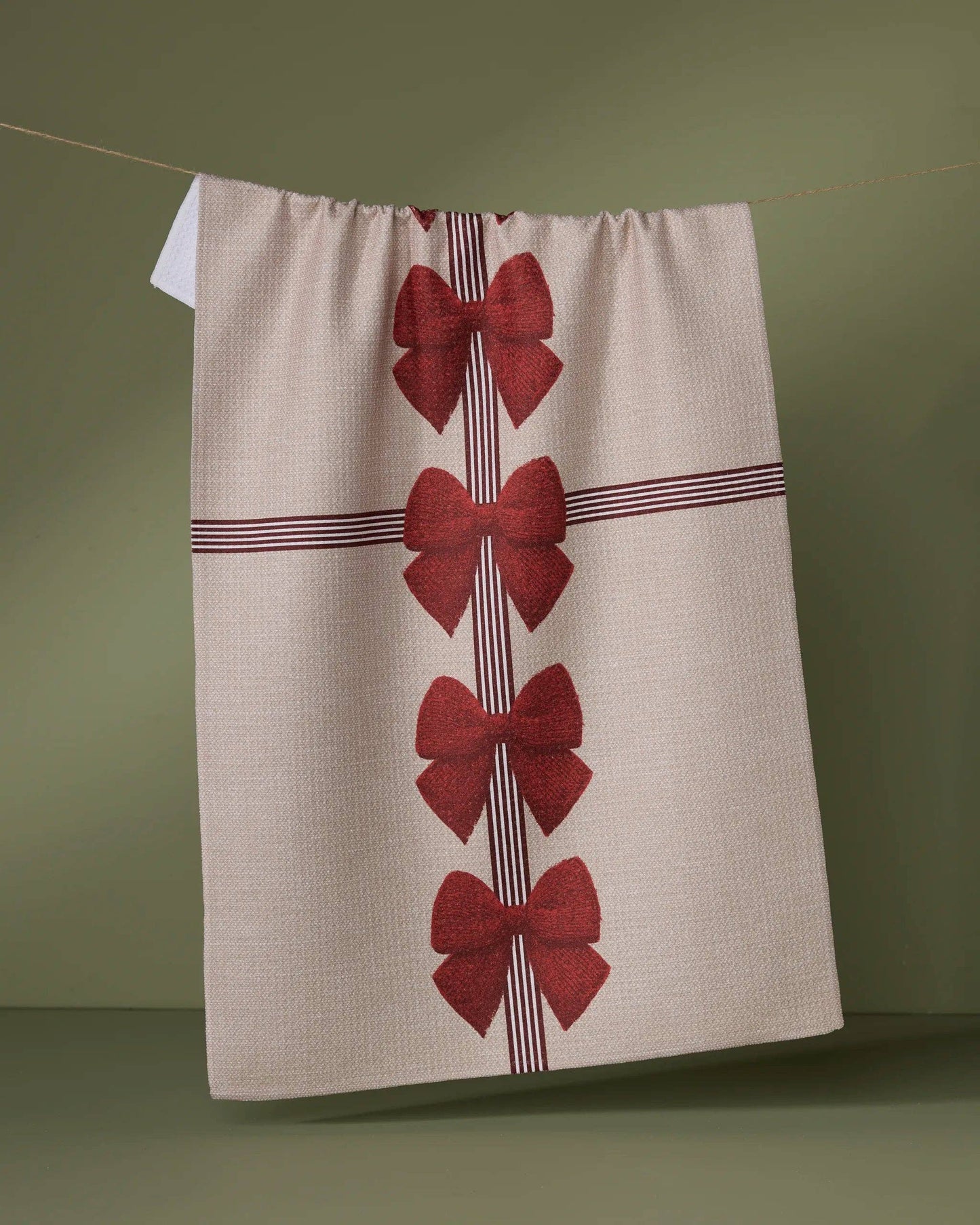 Geometry - Garnet Tea Towel