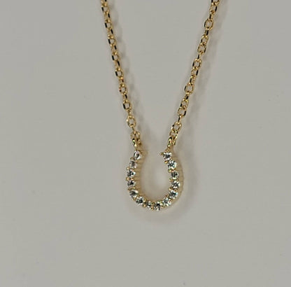 Mini Horseshoe Necklace
