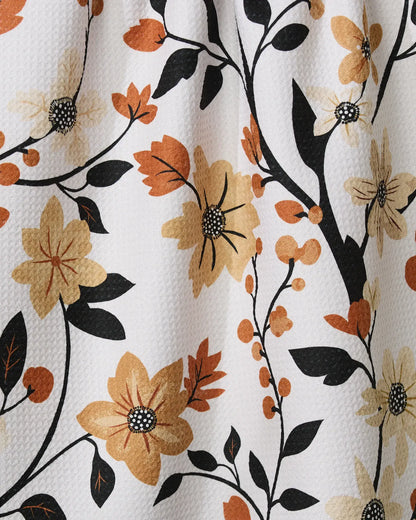 Geometry - Spiced Florals Tea Towel