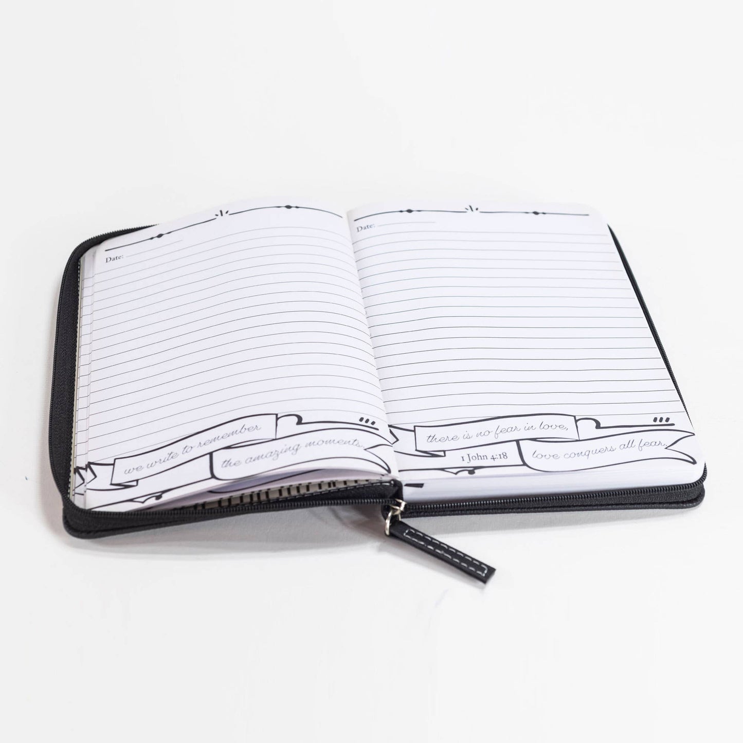 Divinity Boutique - Brown & Black Zippered Journal: Take Delight