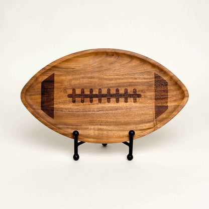 15"Wood Football Cutting Board