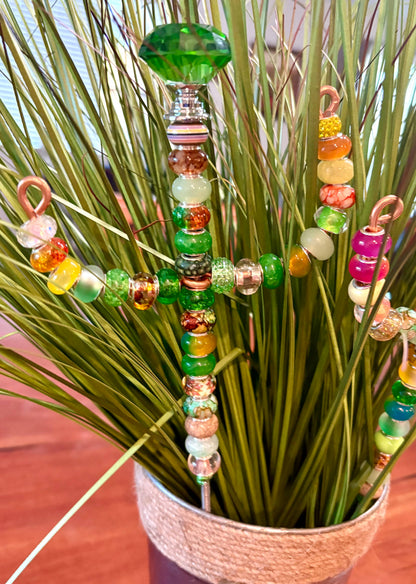 Cactus Fairy Garden Stake