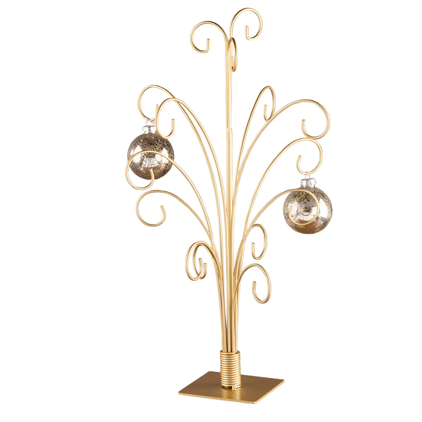 12 Arm Gold Ornament Trees