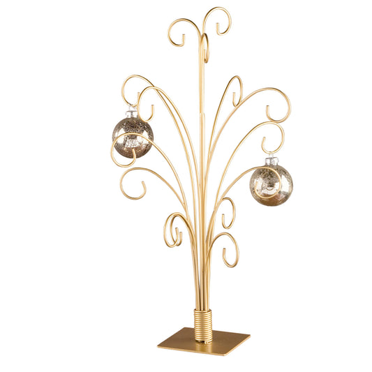 12 Arm Gold Ornament Trees
