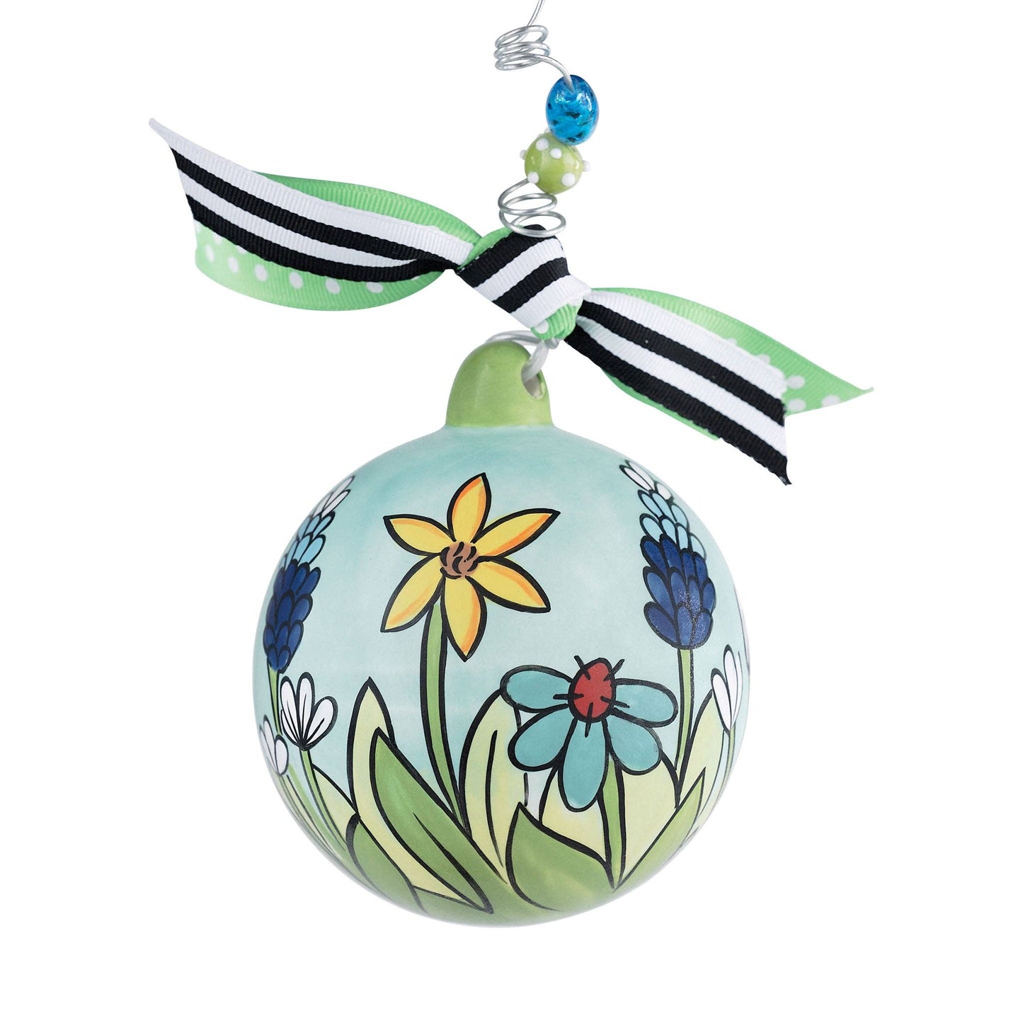 Live Life Full Bloom Christmas Ornament