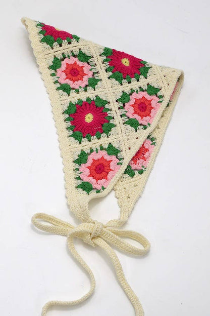 FLOWER HAIR SCARF HAIR BAND