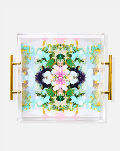 Nantucket Bloom Acrylic Large Tray