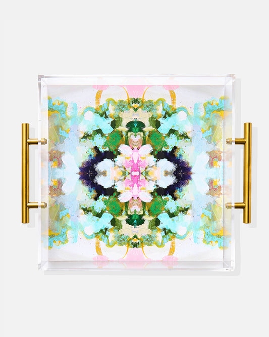 Nantucket Bloom Acrylic Large Tray