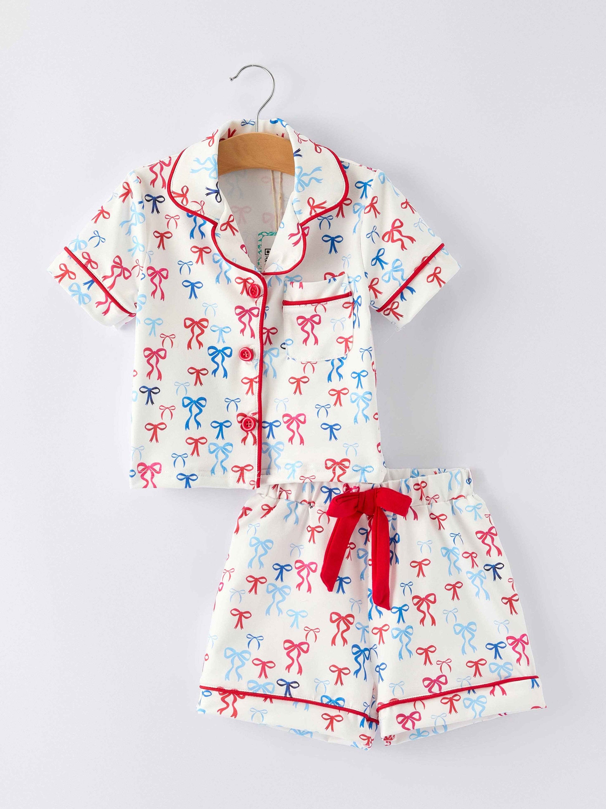Mommy & Me 4th of july Print Pajama Set: 5 / KIDS