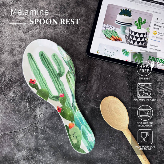 Desert Cactus Melamine Spoon Rest