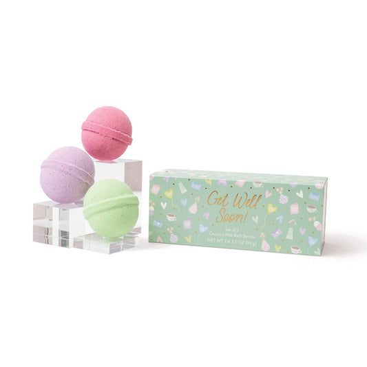 Get Well Soon Bath Bomb Gift Set - Cait + Co